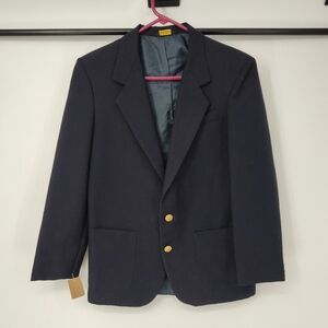 TFW Boys' Navy Blazer with Gold Buttons Size 16
